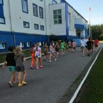 31 июля при включении сигнала воздушной тревоги, в целях обеспечения безопасности, на территории спортивного комплекса «Ахуны»