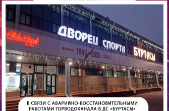 Отключение Воды В Дс «Буртасы» 17-18 Декабря. Бассейн Не Работает.